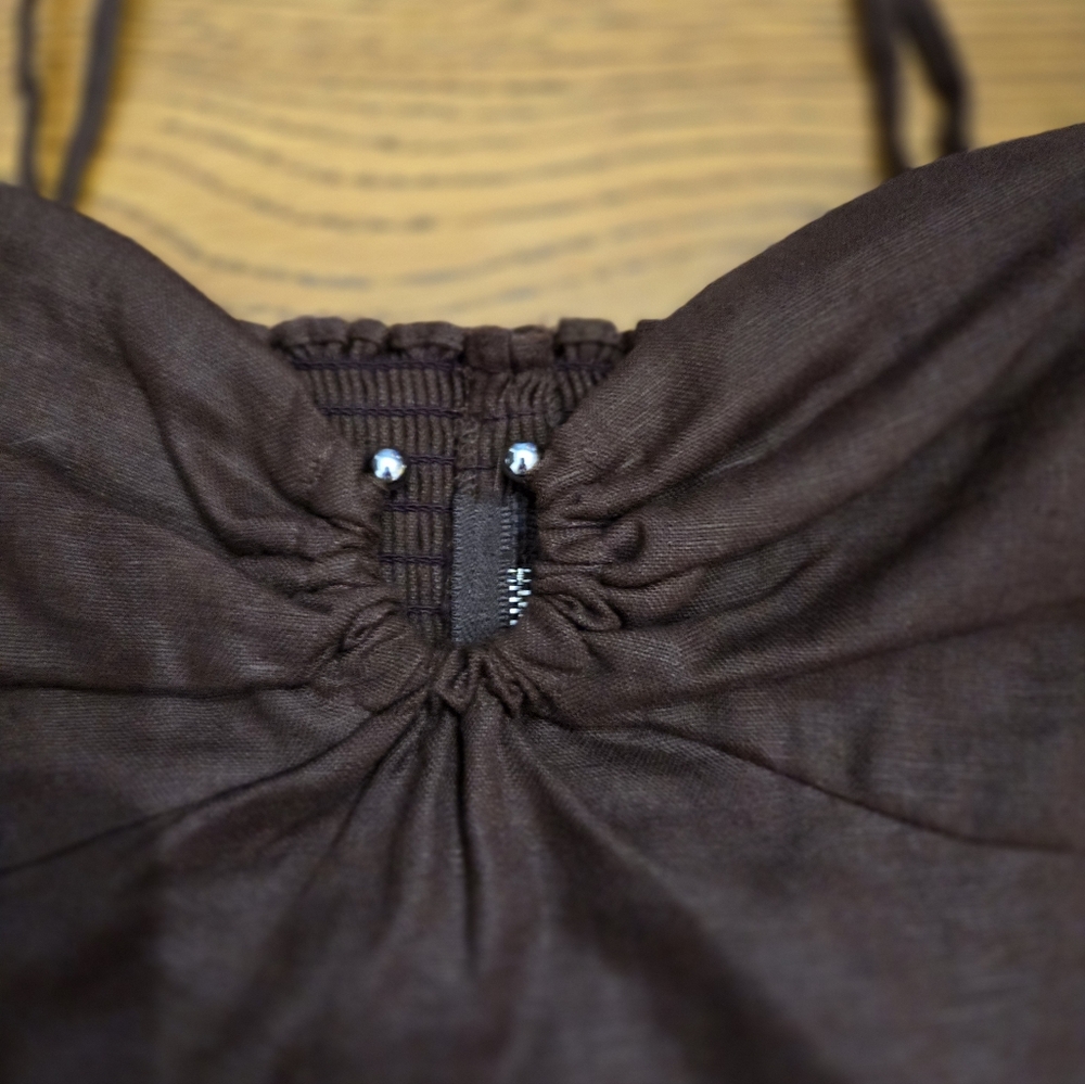 Reformation Dark Brown Camisole Top - Picture 3 of 5